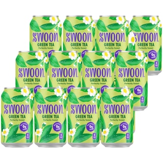 Swoon Zero Sugar Green Tea, Can, Case